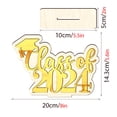 thumbnail image 3 of EGNMCR Room Decor, Home Decor 2024 Graduation Season Wooden Setup Holiday Home Decoration Wooden Sign Graduation Party Desktop Decoration Display items, 3 of 3