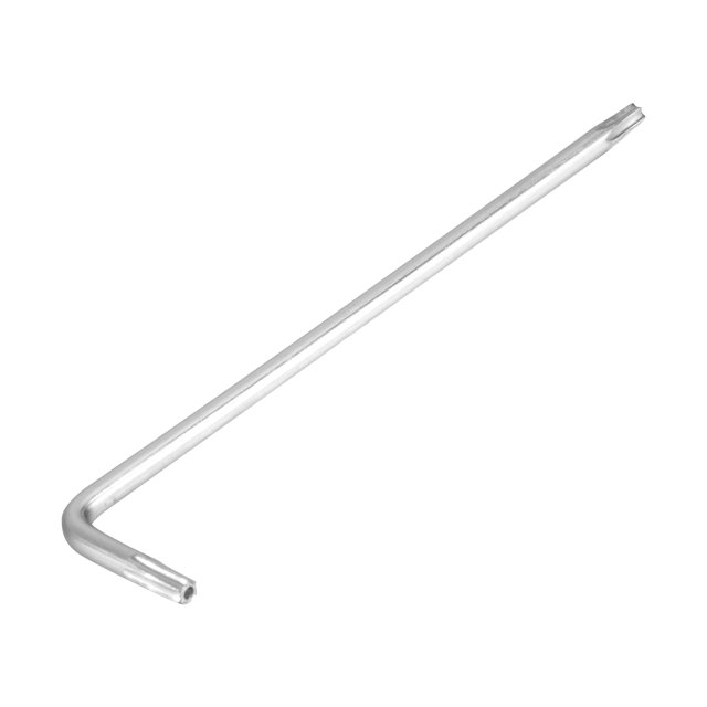 Unique Bargains Clé à Molette Torx Étoile Longue Inviolable en Forme de L Plaquée Nickel T10