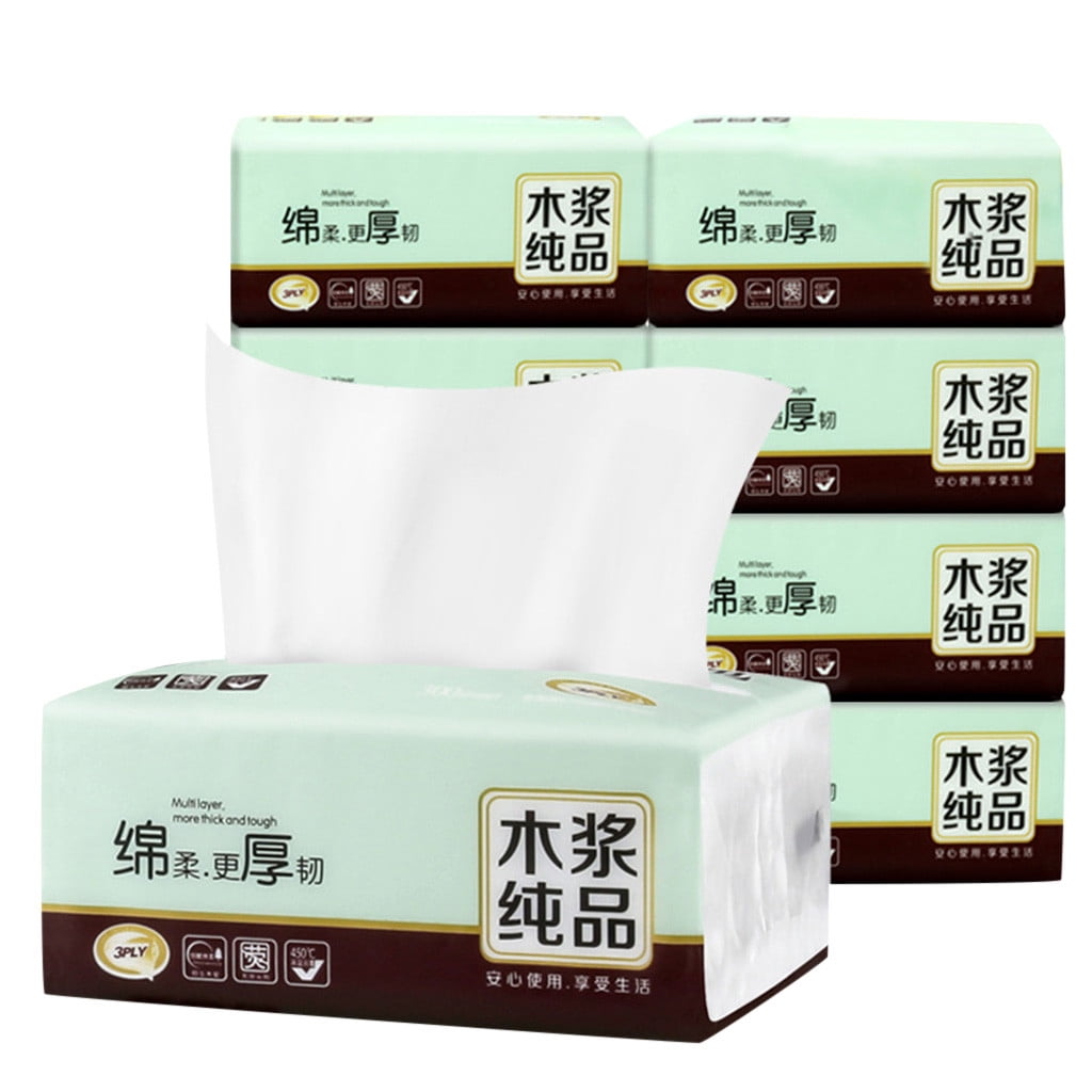 Bath Pumping Paper Household Cleaning Napkin Tissue 8 Packs Toilet Towels