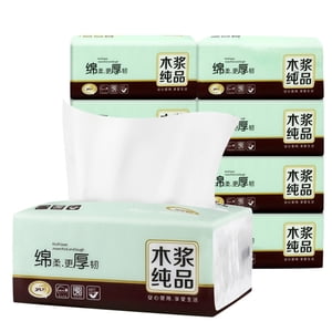 Bath Pumping Paper Household Cleaning Napkin Tissue 8 Packs Toilet Towels