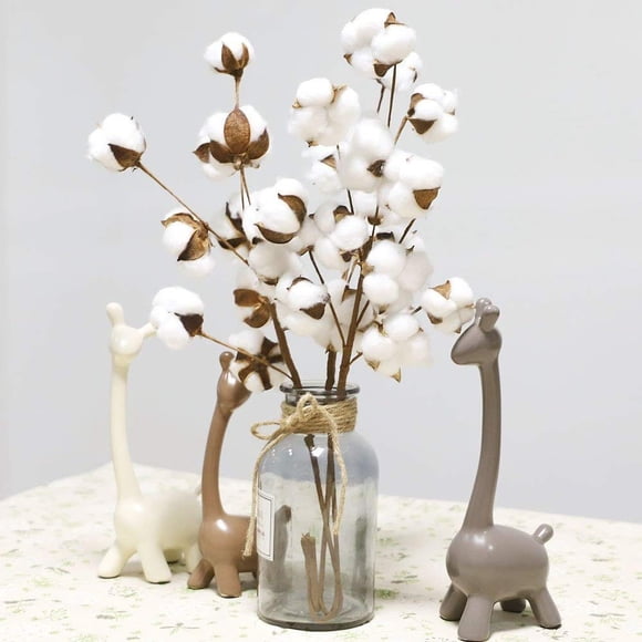 2Pcs 21 inch Dried Farmhouse Style with Flowers Jasmine Flowers Bouquet Flowers Baby Breath Flowers Flower Wreath