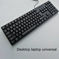 thumbnail image 3 of HEVIRGO Clavier Filaire USB Universel Multilingue Ergonomique à 104 Touches pour Ordinateur Portable PC, 3 of 10