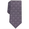 thumbnail image 1 of Tasso Elba Cravate en Soie Médaillon pour Hommes, Violet, 1 of 1