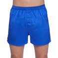 thumbnail image 1 of Intimo Boxeurs Classiques en Soie pour Hommes, Bleu Royal, Moyen, 1 of 4