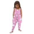 thumbnail image 1 of Girls' Halloween Print Tank Jumpsuit Romper With Harem Pants, 1 of 5