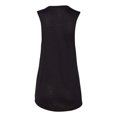 thumbnail image 2 of Bella Canvas Womens Flowy Scoop Blended Muscle Tank, S, Black, 2 of 2