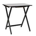 thumbnail image 1 of PJ Wood 5 Pack XL Oversize Tray Table Set for Living Room or Kitchen, Black, 1 of 9