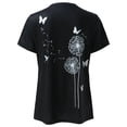 thumbnail image 3 of T-shirt à Manches Courtes pour Femmes, Mode Été, Imprimé, Col Rond, Coupe Ordinaire, 3 of 5