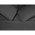 thumbnail image 5 of Comfy Bamboo World 9900 Series Embroidered Bedsheets Sheet Set, Full Size, Dark Grey, 5 of 5