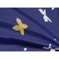 thumbnail image 5 of oneOone Rayon Dark Blue Fabric Floral & Craft Projects Decor Fabric Printed By The Yard 56 Inch Wide, 5 of 5