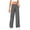 Grey, variant on Pisexur Womens Dress Pants Fashion Solid Color Button Loose Comfort Wide Leg Pants High Waist Straight Leg Pants Casual Baggy Office Formal Work Pants with Pockets