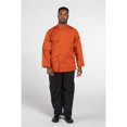 thumbnail image 1 of Uncommon Threads 0706-8002 Manteau de Chef Unisexe Pulsation&44; Orange - Petit, 1 of 1