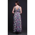 thumbnail image 3 of Bimba Floral Women Summer Printed V Neck Long MaxiDressHoliday Resort Wear-Medium, 3 of 4