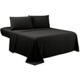 thumbnail image 1 of 400 Thread Count 4 Piece Quality Sheet Set 24 Inch Deep Pocket 100% Egyptian Cotton Solid Pattern, 1 of 4
