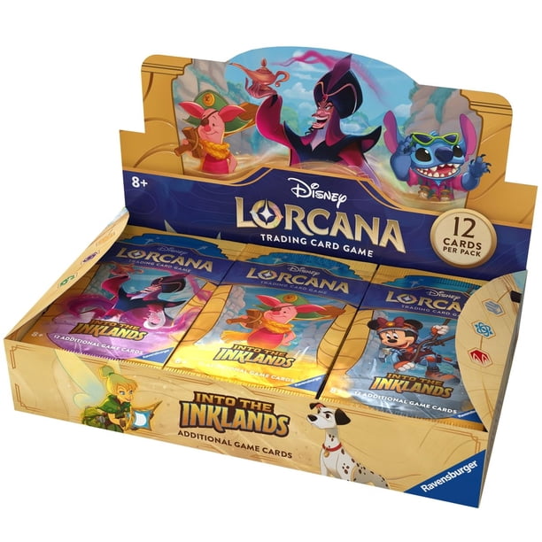 Disney Lorcana トレーディングカードゲーム ボックス2個セット Disney Lorcana TCG: Into the Inklands 1st Edition Booster Box - 24