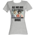 thumbnail image 1 of Bill and Ted Dust In The Wind Gray Junior Women's T-Shirt, 1 of 1