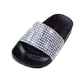 thumbnail image 2 of Xfvqtps Kids Girls Slide Sandals with Rhinestones Soft Sole Non-Slip Home Shower Waterproof PVC Sandals Comfortable Bathroom House Shoes, 2 of 9
