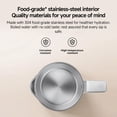 thumbnail image 3 of Xiaomi Electric Kettle 2 Lite – 1.5L Fast Boiling, 1000W, Stainless Steel, Auto Shut-Off | BPA-Free, Compact & Quiet (White), 3 of 8