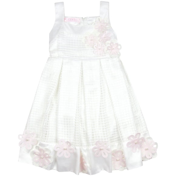 Biscotti Girls' Dreamy Daisies Dress with Straps, Sizes 5-10 - 10