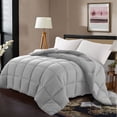thumbnail image 1 of Cotton Metrics Linen 600 Thread Count 1pc Down Alternative Comforter, White, 500GSM, 1 of 6