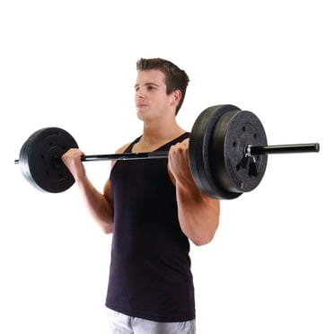 CAP Barbell Ensemble de poids Standard vinyle 100 lb/45,4 kg