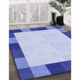 thumbnail image 3 of Ahgly Tapis Rectangulaire Lavable en Machine Intérieur Transitionnel Bleu Ciel, 7 Pieds x 10 Pieds, 3 of 7