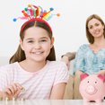thumbnail image 3 of 2pcs Creative Pom Pom Headband Children Party Headwear Party Accessory Supply, 3 of 9