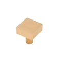 thumbnail image 3 of Era Square Knob 4-Pack Brushed Gold, 3 of 7