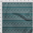 thumbnail image 3 of oneOone Polyester Lycra Fabric Stripe|Leaves & Floral Block Print Fabric BTY 56 Inch Wide, 3 of 4