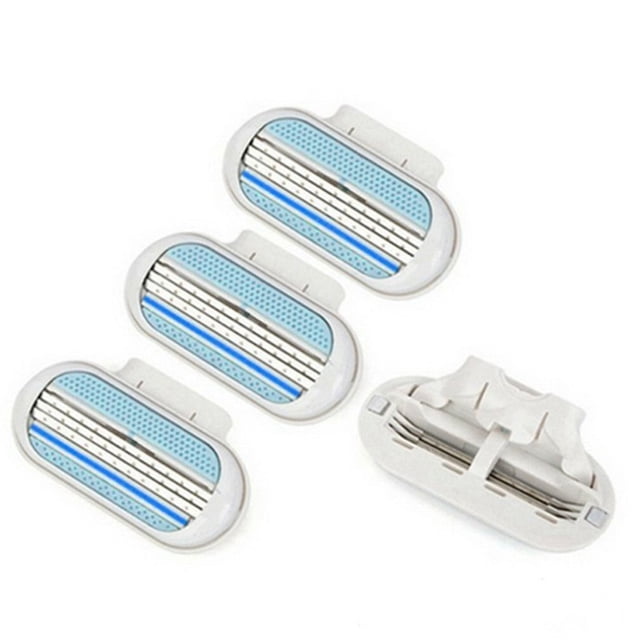 3pieces Safety Razor Shaving Blades Hair Removal Tool Female Beauty Shaving High Quality Women 3 layer Blades Replacement Head