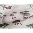 thumbnail image 4 of oneOone Cotton Poplin Fabric Tree & Animals Ikat Printed Fabric 1 Yard 56 Inch Wide, 4 of 4