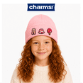 thumbnail image 3 of Charms Kids' Winter Beanie with Removable Mix-and-Match Charms, 3 of 4