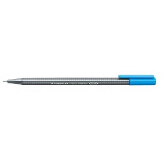 Staedtler 334-37 Cyan Fineliner Pen&44; Bleu