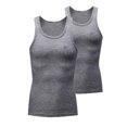 thumbnail image 2 of TIMIFIS Mens Tank Top Casual Basic Workout Sleeveless Undershirt Summer Solid Color Crew Neck Athletic Muscle A-Shirt, 2 Pack, 2 of 5