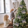 thumbnail image 2 of SDNall Christmas Tree Decorations, Small Christmas Tree, Christmas Tree Double Layered Bow - Festive Gift Box Packaging Bow Accessories, Christmas Tree Ornaments, 2 of 6