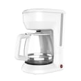 thumbnail image 1 of Mainstays 12 Cup Drip Coffee Maker - 12 Cup Switch Coffee Maker - White, 1 of 7