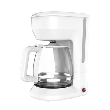 Mainstays 12 Cup Drip Coffee Maker - 12 Cup Switch Coffee Maker - White