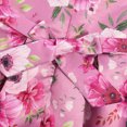 thumbnail image 3 of Ventes Aujourd'hui Liquidation Iumwxz Robes Rétro à Fermeture Éclair Plissées à Grand Ourlet Robes de Princesse avec Nœud Robe Col Rond Imprimé Floral Manches à Volants Robes pour Enfants Robe Tendance pour Fête de Vacances 2-8 Ans, 3 of 8