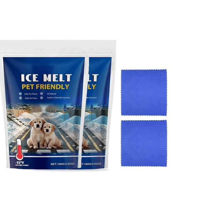 A Friendly Snow Melting Agent Safe For Concrete Pets Environment Ice Melt Deicer Granules For Driveway Sidewalk Winter