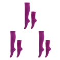 thumbnail image 4 of kurtrusly 2pcs/set Quick-drying And Elastic Slouch Socks Fit For All Feet Shape Extra Polyester Smooth Surface Soft Texture Purple 3Set, 4 of 6