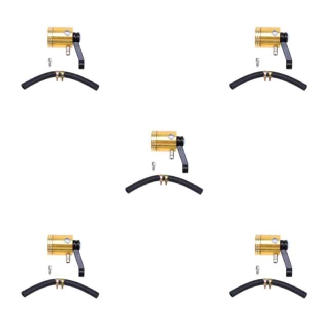 Langgg Fluid Reservoir For Airbrush Set - Convenient And Long-lasting Universal Clutches Oil Fluid gold 5Set