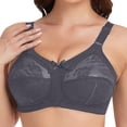 thumbnail image 1 of Women's Plus Size Bra Minimiser Lace Full Coverage Firm Hold Non Padded Non Wired, 1 of 4