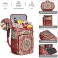 thumbnail image 4 of Artistic Spiritual Mandala Cooler Backpack - 20L Leakproof Soft Cooler Bag with Multiple Pockets for Organization, 4 of 5