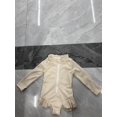 thumbnail image 3 of Faithtur Infant Girl Solid Color Ruffle Zipper Rash Guard Swimwear Bathing Suit, 3 of 8