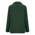 thumbnail image 4 of ManxiVoo Cardigan Blazer Professionnel pour Femmes, Ouvert à l'Avant, Léger, Tenue de Bureau Polyvalente, Pièce de Superposition de Printemps, Taille g, Vert, 4 of 6