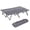 Grey, variant on Outsunny 76" Two Person Folding Camping Cot with Carrying Bag, Green