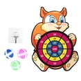 thumbnail image 1 of E Squirrel Design Velcro Dart Board Sticky Ball Target Game For Kids Indoor Fun, 1 of 2