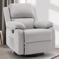 thumbnail image 1 of Korser Swivel Rocker Small Recliner Chair for Small Spaces for Living Room,Nursery,Light Grey, 1 of 7