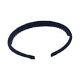 thumbnail image 4 of Hair Accessories with Teeth Classic Elastic Simple Headband Clothes Matching Accessory Shower Hairband for Adult Lady Female Use Navy, 4 of 5