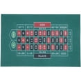 thumbnail image 1 of SHISUYAN Waterproof Double Sided Game Table Mat With Felt Surface Foldable Poker And Mat For Home Gatherings Theme Parties Poker Night Games, 1 of 8